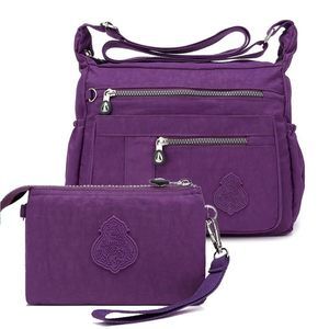 Crossbody Bag Nylon Waterproof Shoulder Handbags Purse Messenger :D